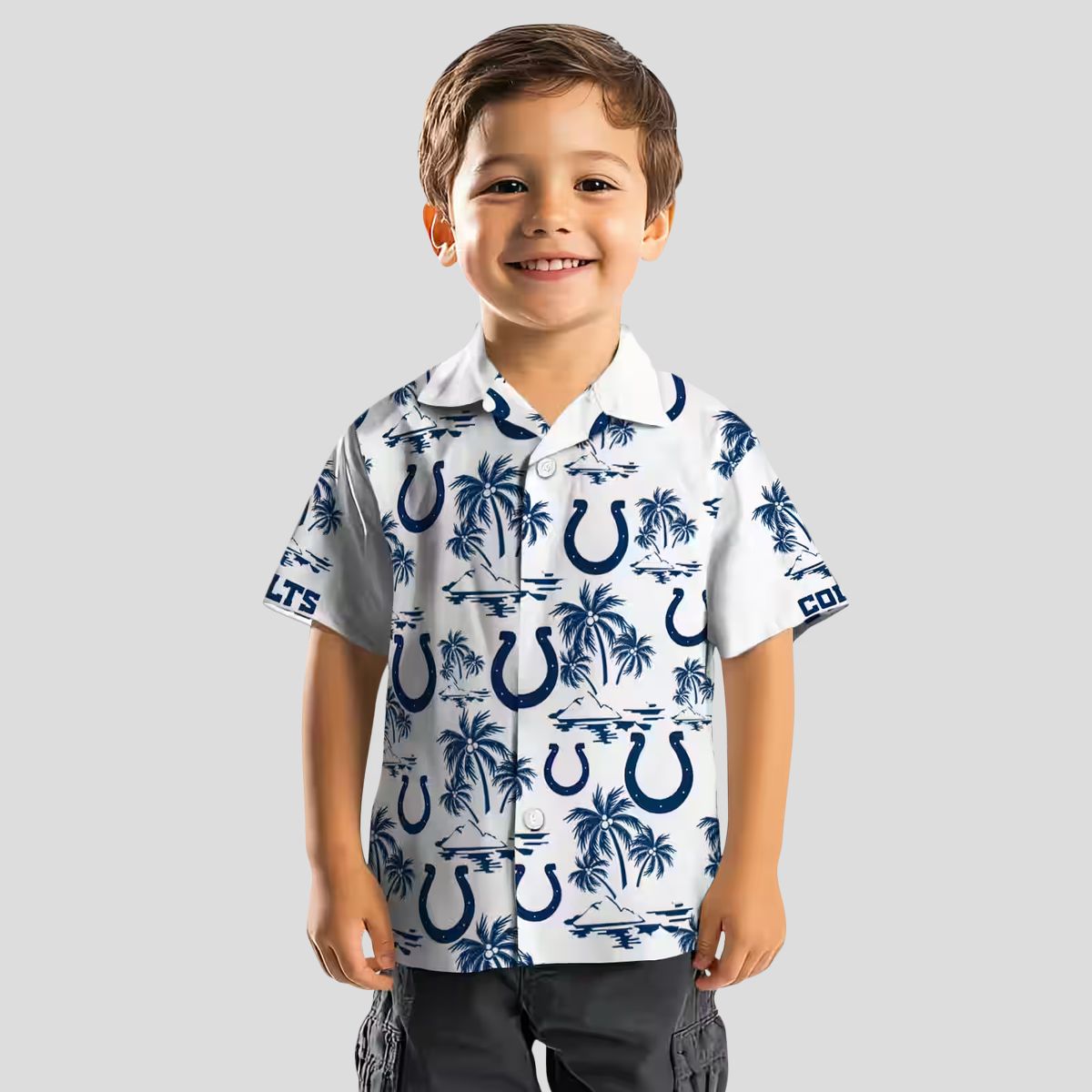 Indianapolis Colts Palm Island Hawaiian Shirt, Beach & Vacation Outfit