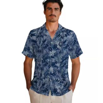 Indianapolis Colts Tropical Blue Hawaiian Shirt, Leaf Pattern Vacation Outfit
