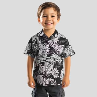 Indianapolis Colts Tropical Hawaiian Shirt – Black Monstera Leaf Button Up