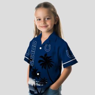 Limited Edition Indianapolis Colts Hawaiian Shirt – Sunset Beach, Aloha Palm Design