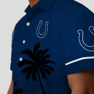 Limited Edition Indianapolis Colts Hawaiian Shirt – Sunset Beach, Aloha Palm Design