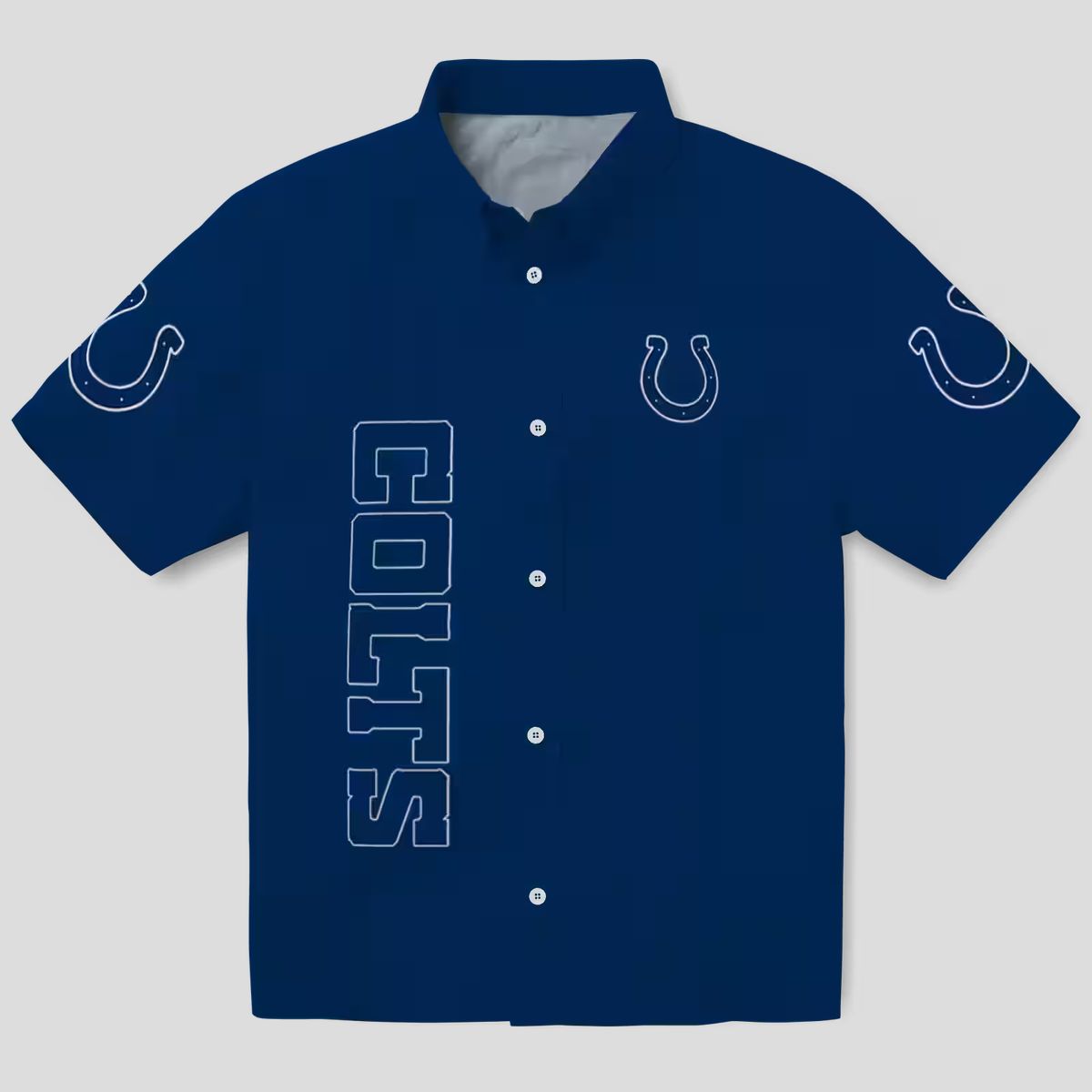 Stuart Minion Indianapolis Colts Hawaiian Shirt, Blue Tropical NFL Summer Wear