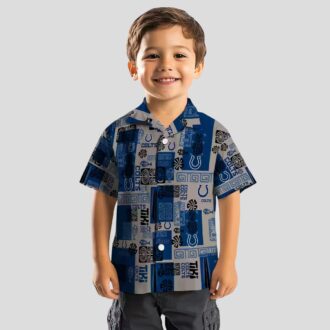 Tribal Indianapolis Colts Hawaiian Shirt, Blue Aloha Summer Vacation Outfit