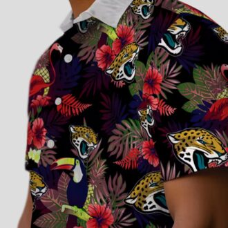 Jacksonville Jaguars Floral Toucan Hawaiian Shirt, NFL Footbal Fans Gift