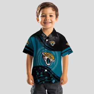 Jacksonville Jaguars Football Hawaiian Shirt – Summer Teal & Black Wave Edition