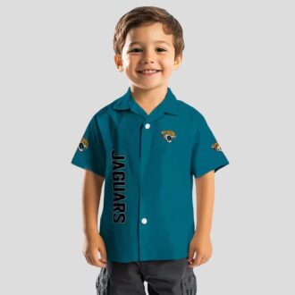 Jacksonville Jaguars Minion Teal Hawaiian Shirt, Fun Tropical Game Day Outfit