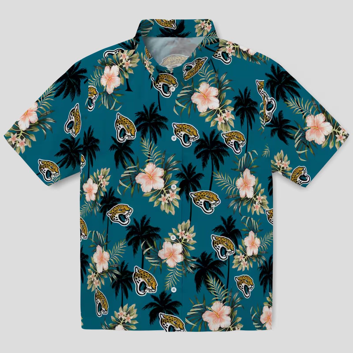 Jacksonville Jaguars Palm Tree Floral Hawaiian Shirt, Limited Edition NFL Merch