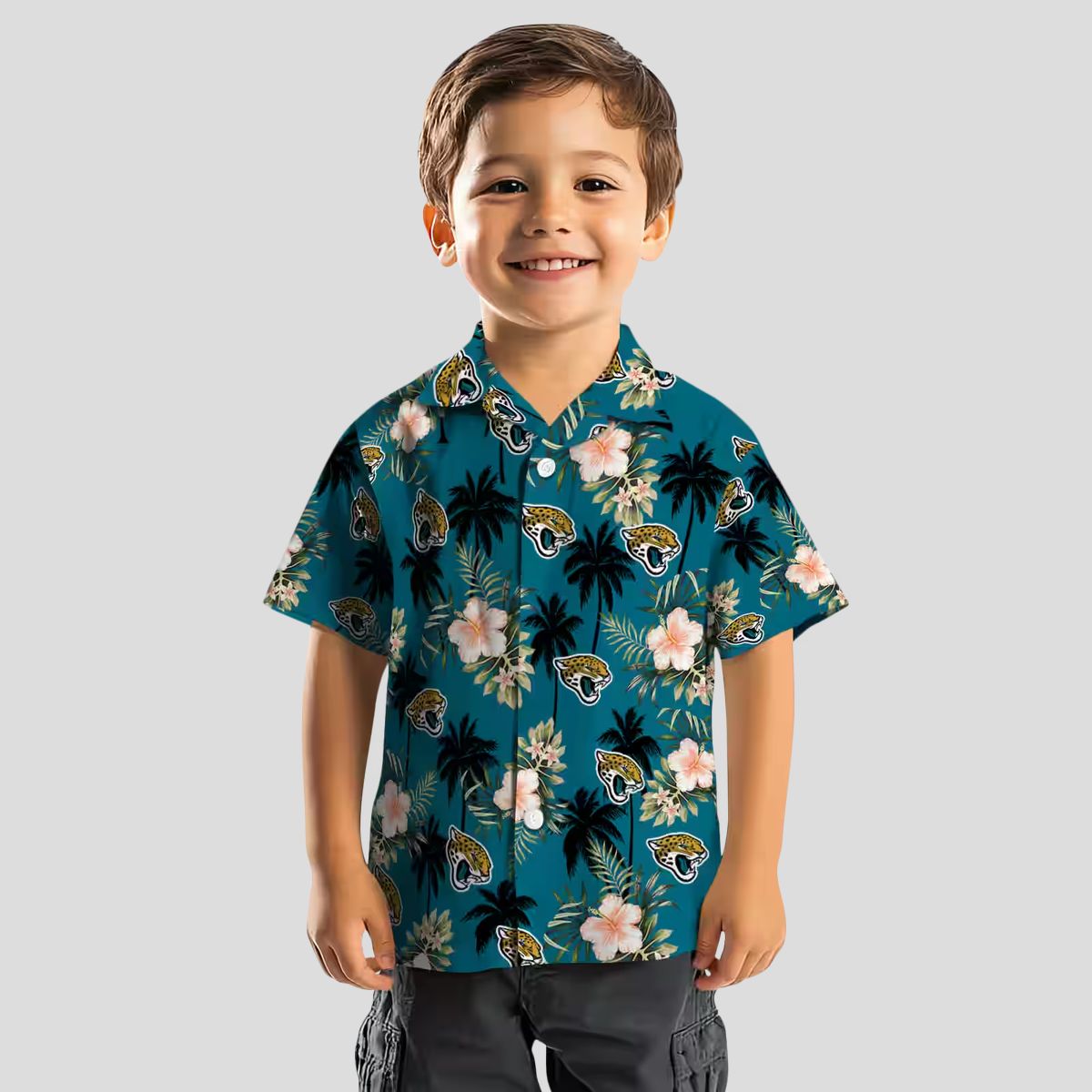Jacksonville Jaguars Palm Tree Floral Hawaiian Shirt, Limited Edition NFL Merch