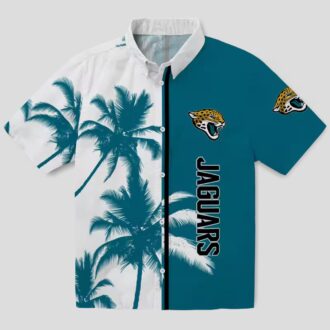 Jacksonville Jaguars Palm Trees Hawaiian Shirt, Summer Beach & Tailgate Outfit