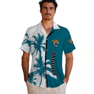 Jacksonville Jaguars Palm Trees Hawaiian Shirt, Summer Beach & Tailgate Outfit