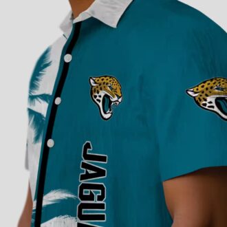 Jacksonville Jaguars Palm Trees Hawaiian Shirt, Summer Beach & Tailgate Outfit