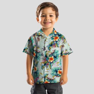 Los Angeles Rams Tropical Hawaiian Shirt, Green Foliage Design for NFL Fans