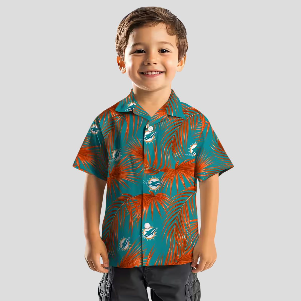 Best Miami Dolphins Hawaiian Shirt, Leafy Palms NFL Summer Outfit