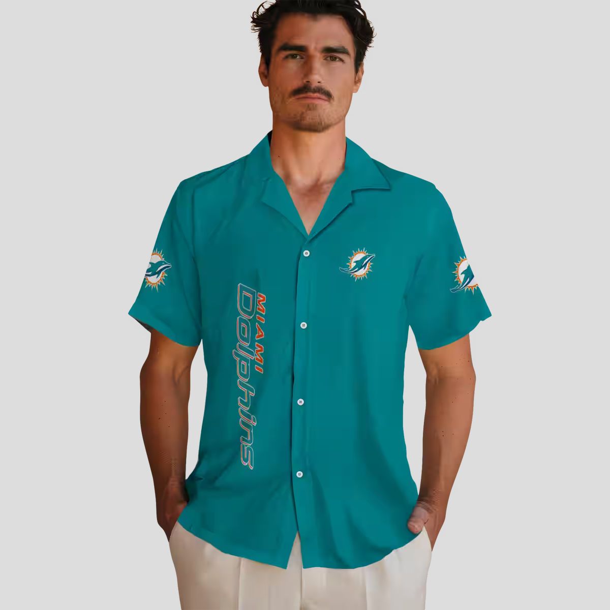Exclusive Miami Dolphins Minion Hawaiian Shirt – Vibrant Aqua Tropical Style