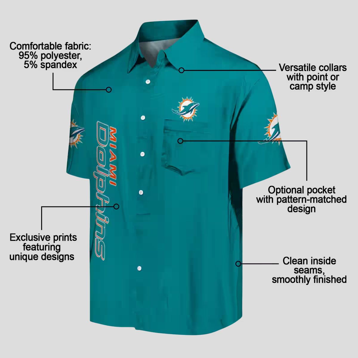 Exclusive Miami Dolphins Minion Hawaiian Shirt – Vibrant Aqua Tropical Style