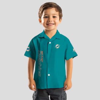Exclusive Miami Dolphins Minion Hawaiian Shirt – Vibrant Aqua Tropical Style