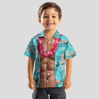 Funny Miami Dolphins Chest Illusion Hawaiian Shirt – Aqua Beach & Game Day Outfit