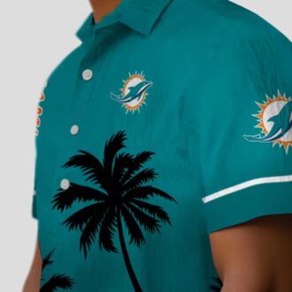 Miami Dolphins Beach Sunset Hawaiian Shirt, Tropical NFL Football Fan Gifts