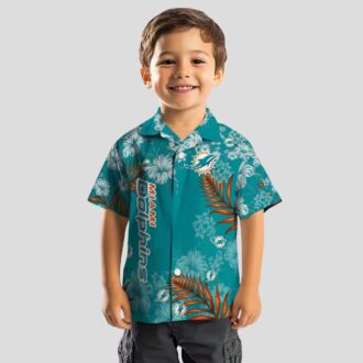 Miami Dolphins Hibiscus Hawaiian Shirt, Beach & Game Day Outfit