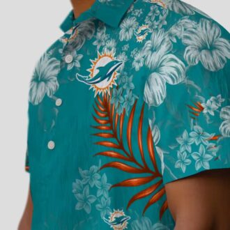 Miami Dolphins Hibiscus Hawaiian Shirt, Beach & Game Day Outfit
