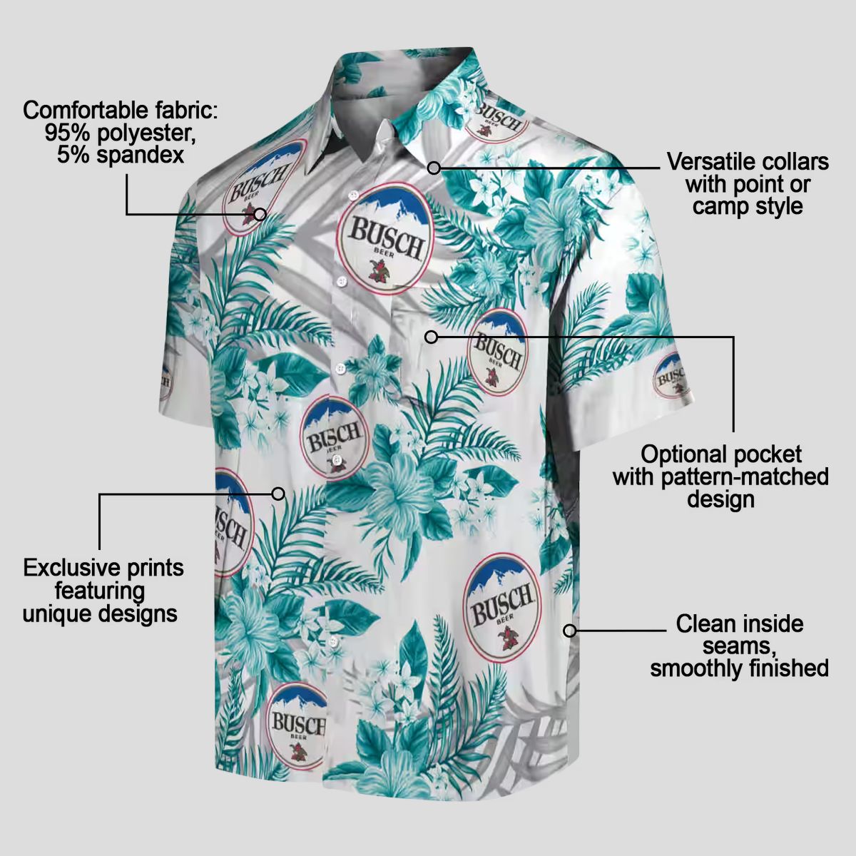 Miami Dolphins Palm Beach Hawaiian Shirt, Hibiscus Floral NFL Apparel
