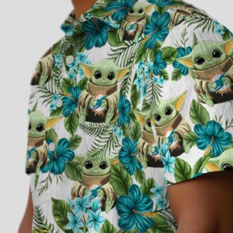 Tropical Miami Dolphins Yoda Green Hawaiian Shirt, Summer Beach Fan Outfit