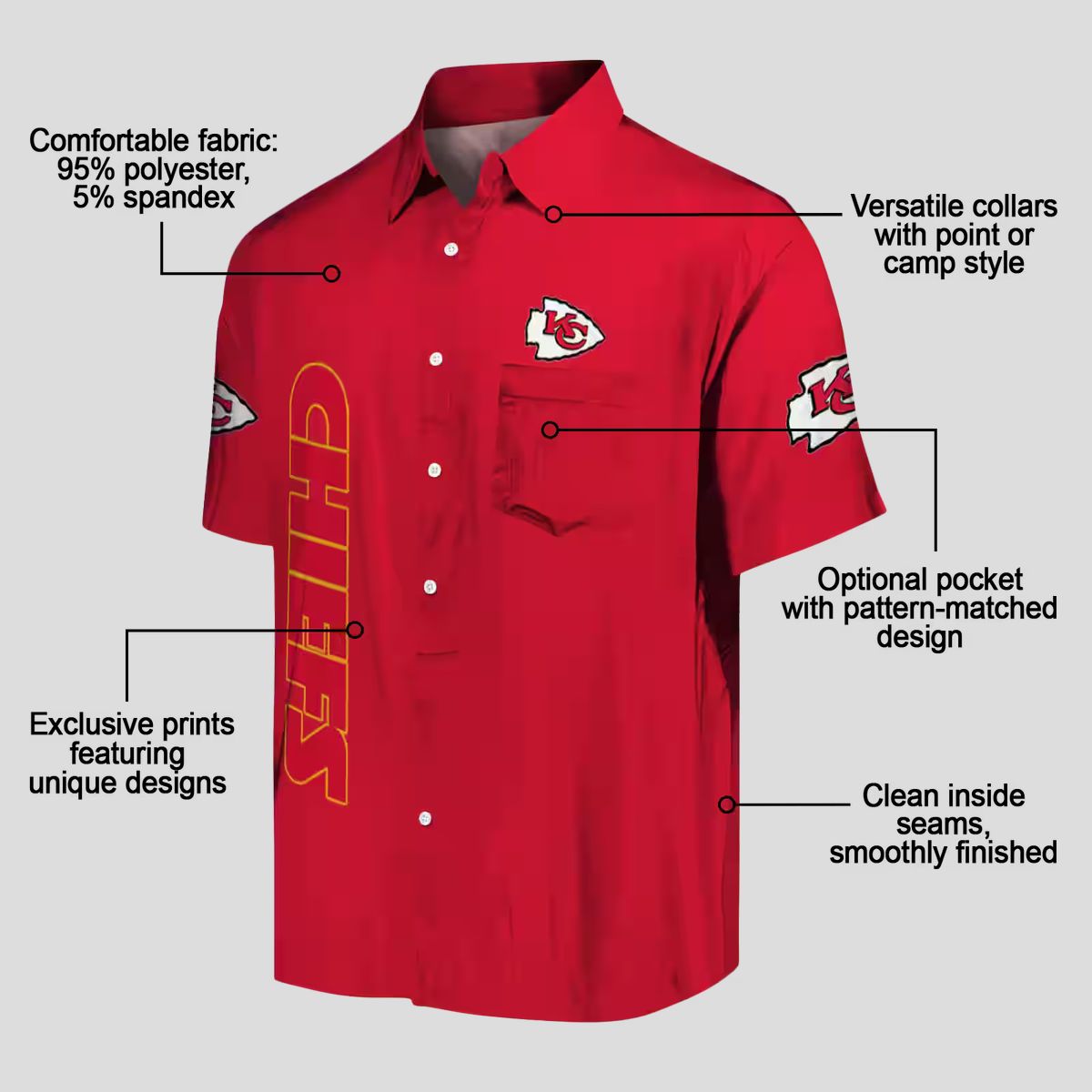 Best Kansas City Chiefs Stuart Minion Hawaiian Shirt, NFL Summer Game Day Apparel