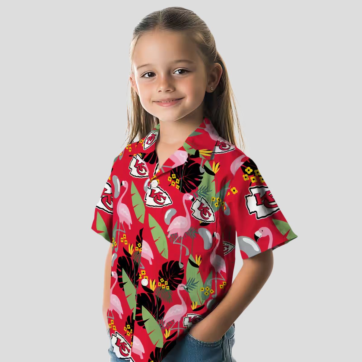 Kansas City Chiefs Flamingo Hawaiian Shirt, Summer Beach & Game Day Apparel