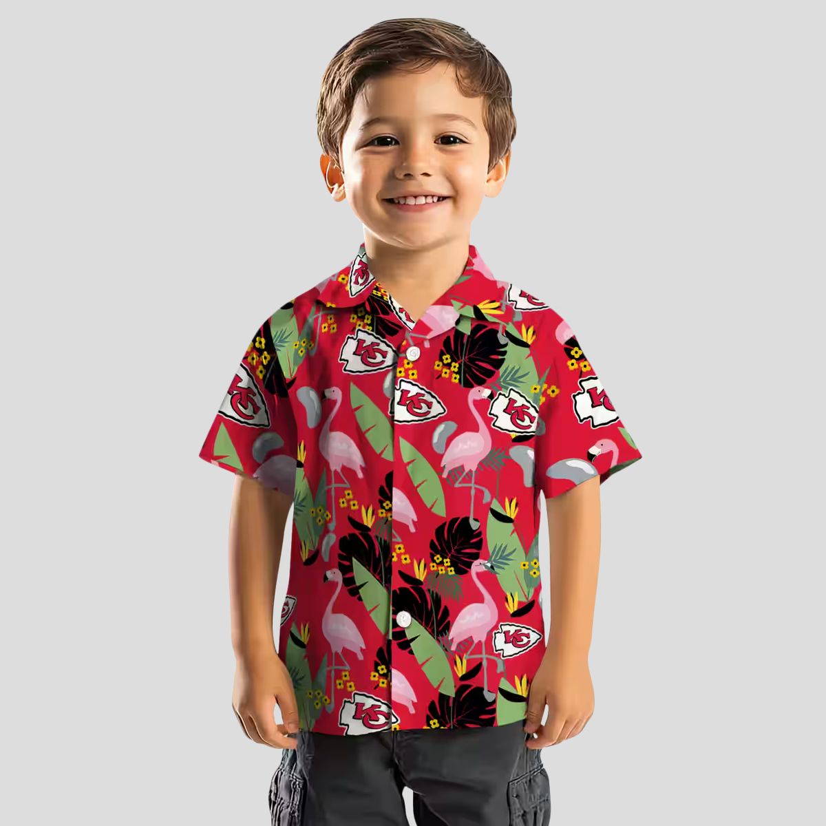 Kansas City Chiefs Flamingo Hawaiian Shirt, Summer Beach & Game Day Apparel