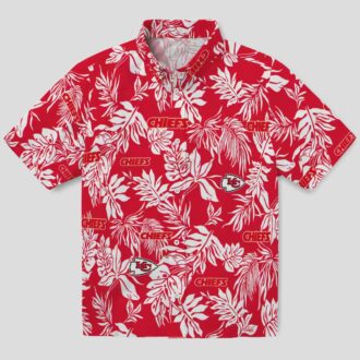 Kansas City Chiefs Game Day Hawaiian Shirt - Limited Edition Red White Floral