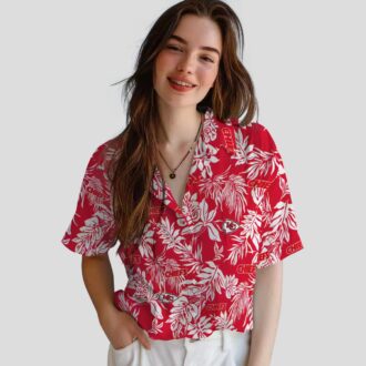 Kansas City Chiefs Game Day Hawaiian Shirt - Limited Edition Red White Floral
