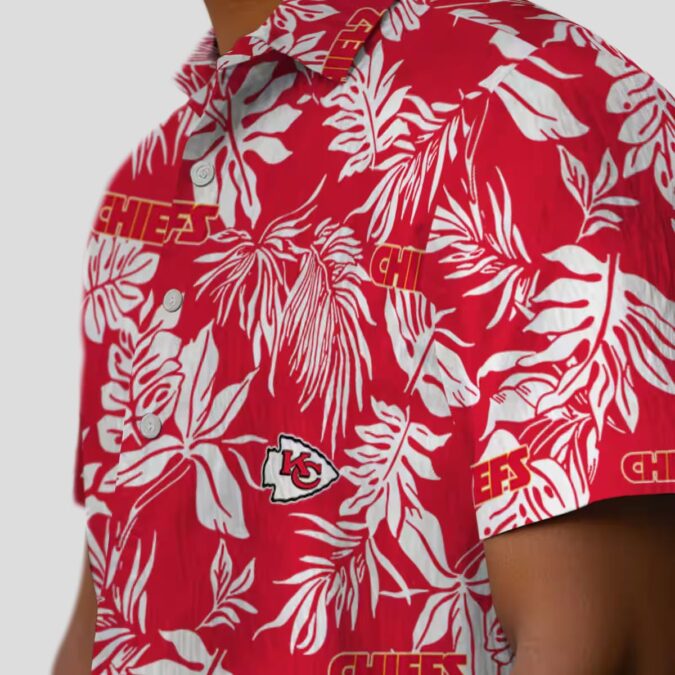 Kansas City Chiefs Game Day Hawaiian Shirt - Limited Edition Red White Floral