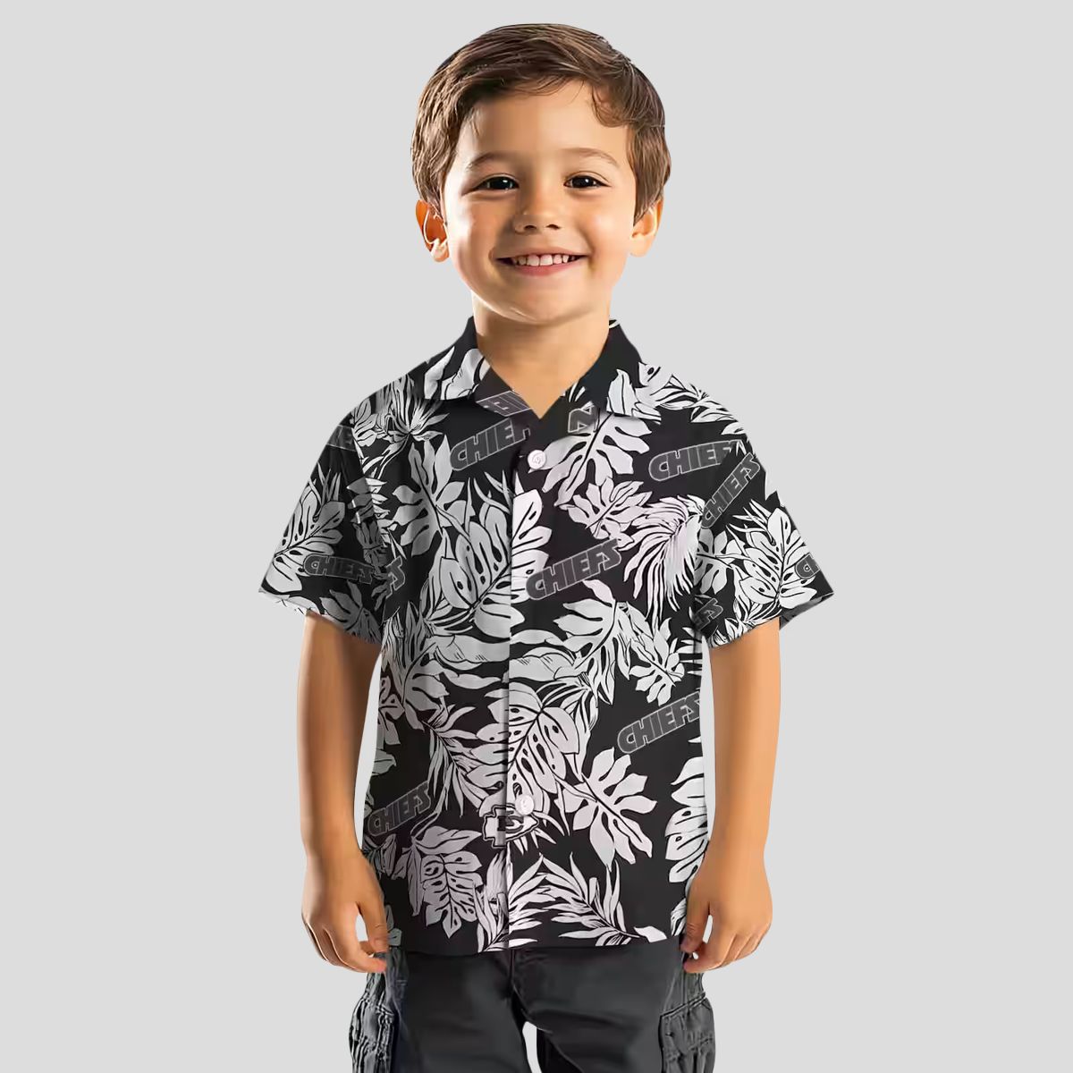 Kansas City Chiefs Monstera Leaf Hawaiian Shirt, Summer Beach & Game Day Outfit