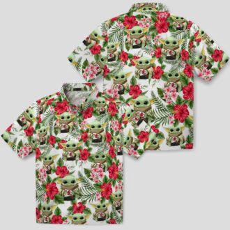Limited Edition Kansas City Chiefs Yoda Hawaiian Shirt, NFL Summer Fan Gifts