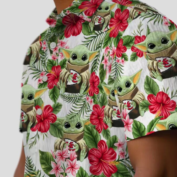 Limited Edition Kansas City Chiefs Yoda Hawaiian Shirt, NFL Summer Fan Gifts