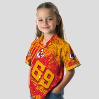 Personalized Kansas City Chiefs Hawaiian Shirt – Stars & Stripes Red Tropical Beachwear