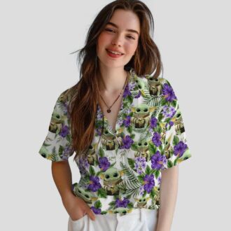 Limited Edition Minnesota Vikings Yoda Green Hawaiian Shirt, Best NFL Fan Gift