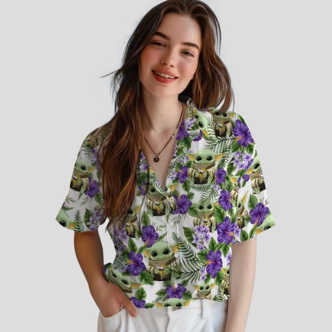 Limited Edition Minnesota Vikings Yoda Green Hawaiian Shirt, Best NFL Fan Gift