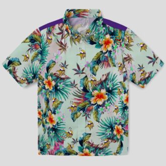 Minnesota Vikings Green Hawaiian Shirt, Best Gift for Football Tailgate Party