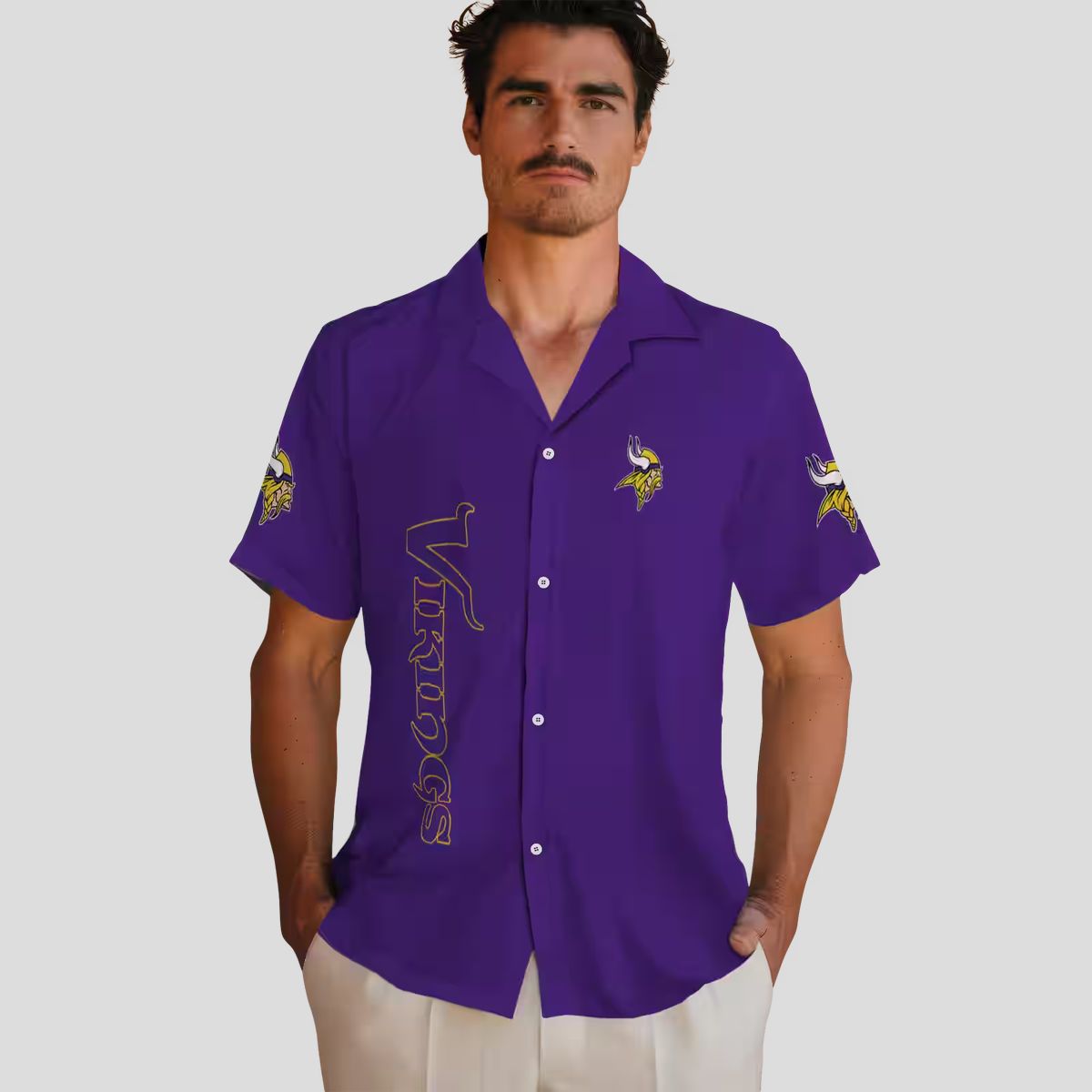 Minnesota Vikings Purple Minion Hawaiian Shirt, Best Gift for Football Fans
