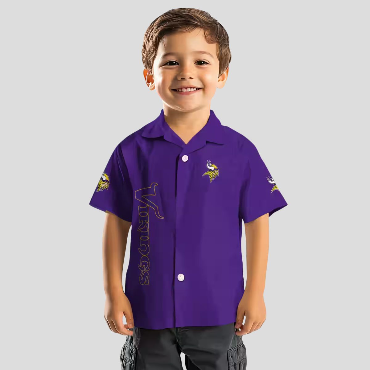 Minnesota Vikings Purple Minion Hawaiian Shirt, Best Gift for Football Fans