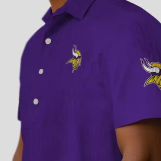 Minnesota Vikings Purple Minion Hawaiian Shirt, Best Gift for Football Fans