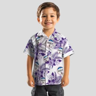 Purple Minnesota Vikings Hawaiian Shirt, Palm Leaves Hibiscus NFL Summer Outfit