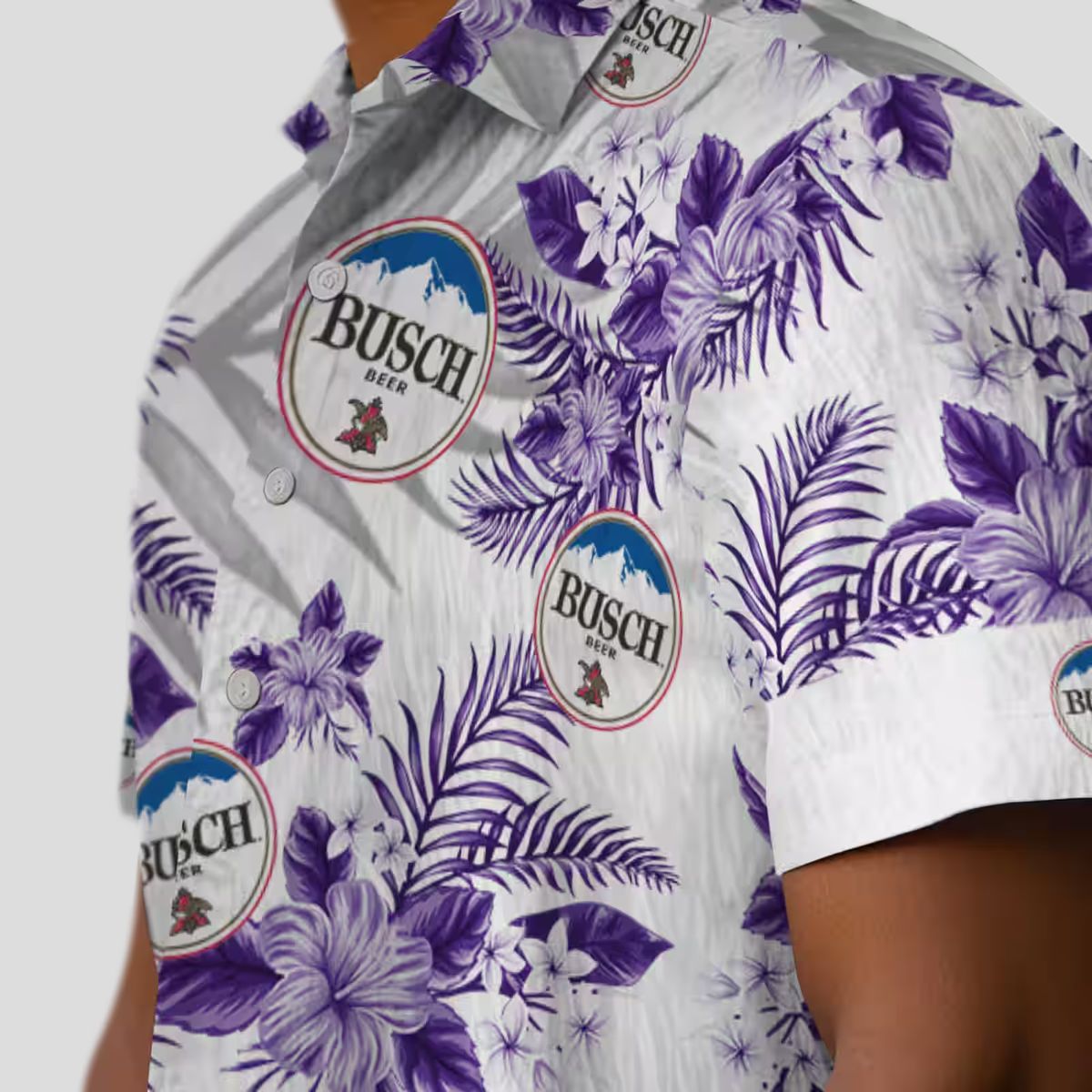 Purple Minnesota Vikings Hawaiian Shirt, Palm Leaves Hibiscus NFL Summer Outfit