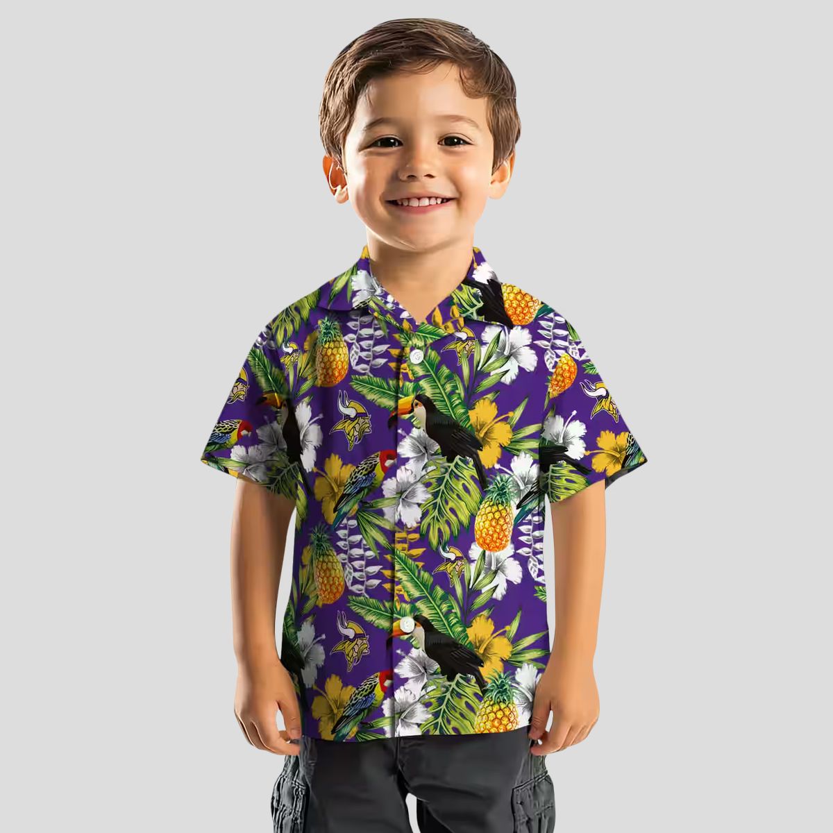 Tropical Toucan Minnesota Vikings Summer Trip Shirt, NFL Hawaiian Tailgate Outfit