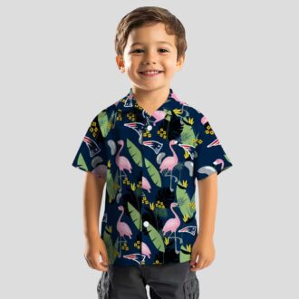 Best New England Patriots Flamingo Hawaiian Shirt, Men's Beach & Game Day Outfit