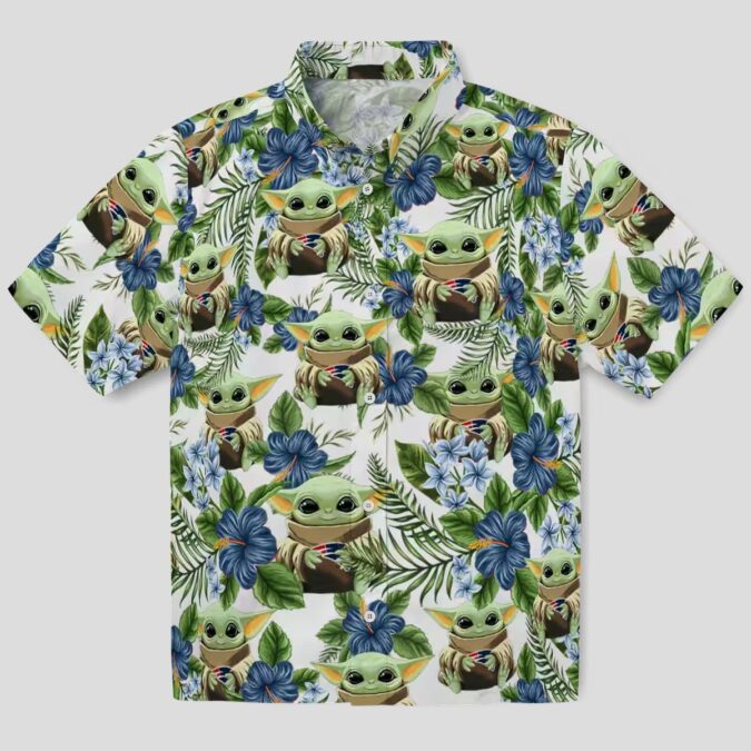 Best New England Patriots Hawaiian Shirt, Limited Edition Yoda Tropical Design
