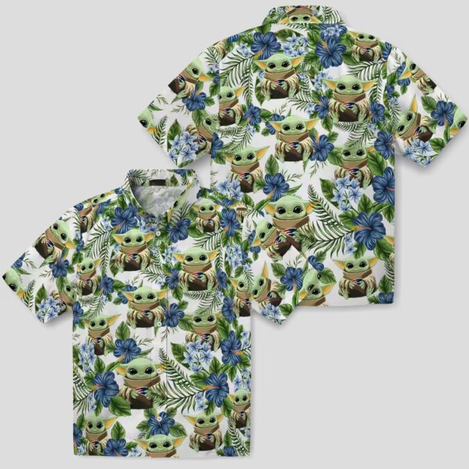 Best New England Patriots Hawaiian Shirt, Limited Edition Yoda Tropical Design