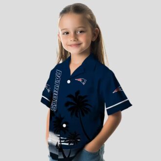 Best New England Patriots Summer Hawaiian Shirt, Sunset Beach NFL Apparel