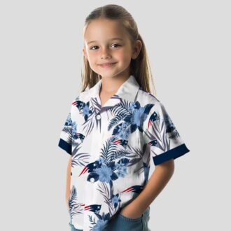 Limited Edition Patriots Hibiscus Hawaiian Shirt - NFL Summer Style